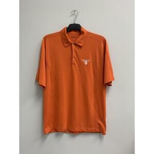 Robert Trent Jones Trail Nike Golf Polo Shirt Mens Medium‎ Fit Dry Orange